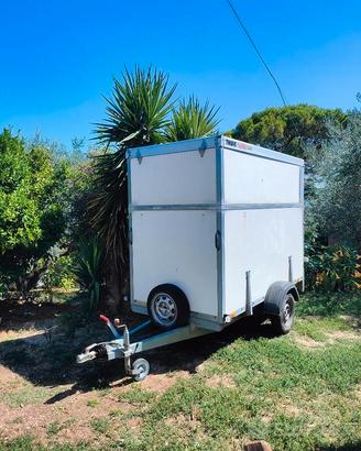 Rimorchio ellebi furgonato