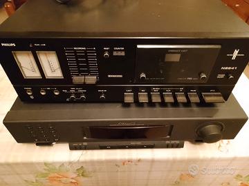 Philips Deck Cassette e Tuner