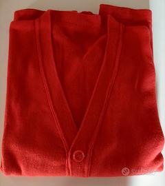 Cardigan rosso unisex