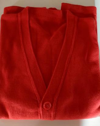 Cardigan rosso unisex