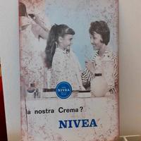 Targa pubblicitaria Crema Nivea