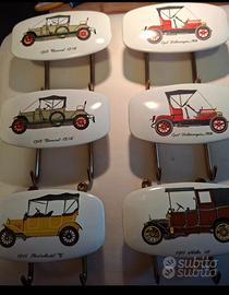 CINQUE APPENDIABITI VINTAGE BACHELITE ED OTTONE