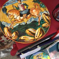 Piatto ceramica Montelupo
