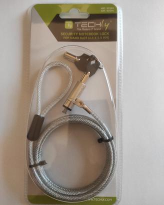 Lucchetto con sistema di sicurezza per notebook 