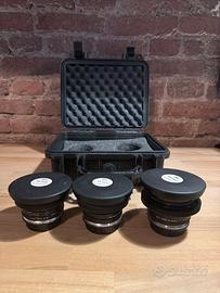 LeicaR cine set 16-35-50mm Elmarit e Summicron EF