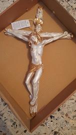 Crocefisso / Crocifisso in ceramica e oro