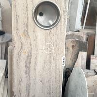 Top in travertino 170cm ideale per barbecue