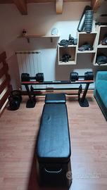 PANCA PESI MANUBRI BILANCIERI KETTEBEL