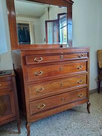 Trittico camera da letto in legno massello – Comò
