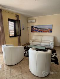 Divano letto e poltrone in vera pelle