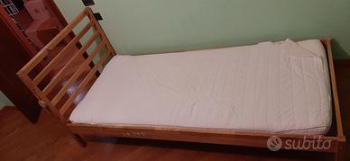 letto tarva ikea singolo con materasso