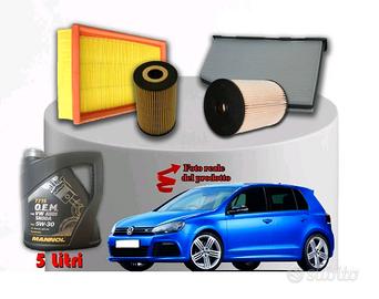 kit tagliando golf6 105cv + silent block dx