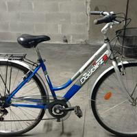 bici doublezz 28 donna grigia blu 