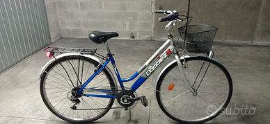 bici doublezz 28 donna grigia blu 