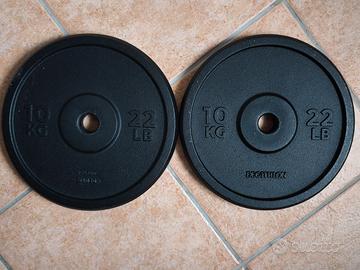 Coppia Dischi Ghisa 10 kg Decathlon (Foro 28mm)