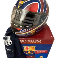 Casco moto integrale Hebo Barcelona FC - Taglia XL