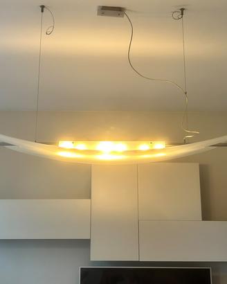 2 lampadari classici in vetro intatti