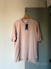 Maglietta Adidas Uomo Oversize fit Beige Rosa L