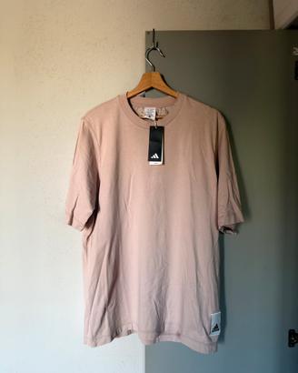 Maglietta Adidas Uomo Oversize fit Beige Rosa L