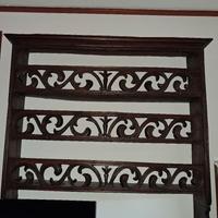 portapiatti in legno vintage