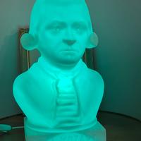 Lampada busto W.A.Mozart Firmata Ugo Corsi ‘900