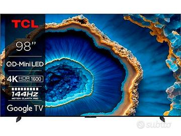 TCL 98" Mini LED 4K (98C805) – PARI AL NUOVO –