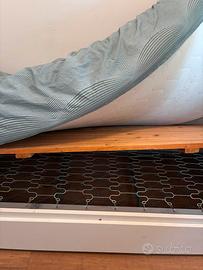 LETTO SINGOLO +  CONTENITORE 2 LETTO  MATERASSO
