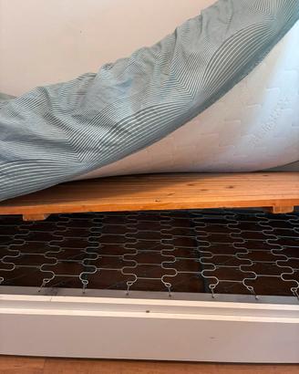 LETTO SINGOLO +  CONTENITORE 2 LETTO  MATERASSO