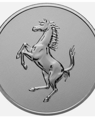 Trittico Monete Ferrari Argento -Collezione 2026