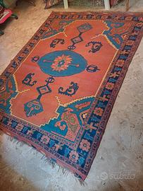 Tappeto Uzbek  Gazni grande 190x250 cm terracotta