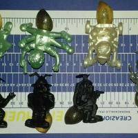 Lotto 7 Modellini vintage toy soldatini Kombattini