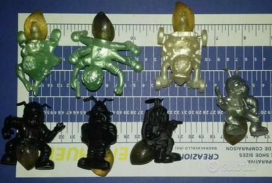 Lotto 7 Modellini vintage toy soldatini Kombattini