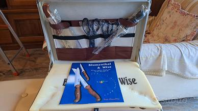 Valigia coltelli e posate x griglia