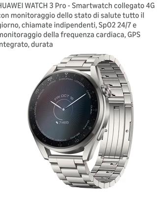 SMARTWATCH HUAWEI WATCH 3 PRO Titanium 