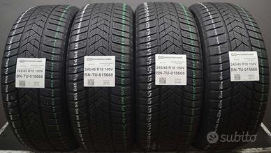 4 pneumatici pirelli 245/45 r18 100v rft tu15668