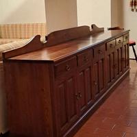 Credenza Bassa In Legno Massiccio