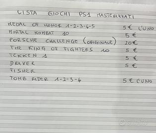 Giochi play station1