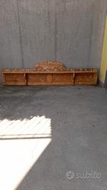 Mensola in legno di abete anni 50