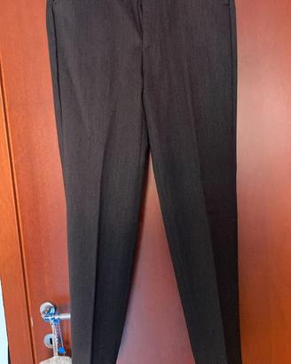 Pantaloni Eleganti Uomo Pura Lana Vergine Biella -
