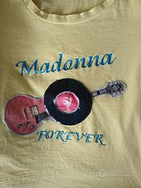 t shirt vintage cantante Madonna