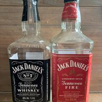 Bottiglie vuote jack daniels