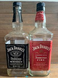 Bottiglie vuote jack daniels