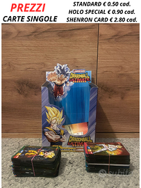 Mancolista dragon ball ultimate lamincard diramix