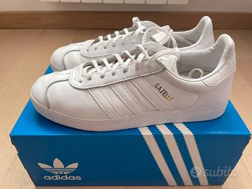 Sneakers Adidas Gazelle Bianco Oro