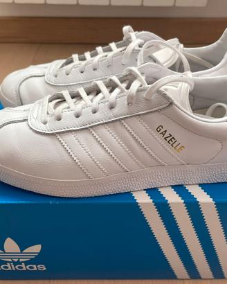 Sneakers Adidas Gazelle Bianco Oro