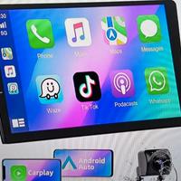 Podofo autoradio 2 Din con Car play Android Auto 