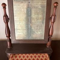 Specchiera in legno basculante antica