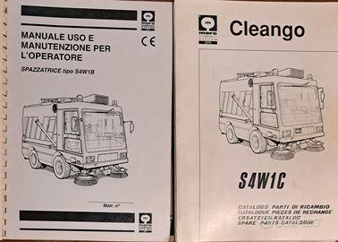 Spazzatrice Moro cleango S4W1B  2 manuali
