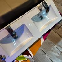 Lavabo doppio da incasso