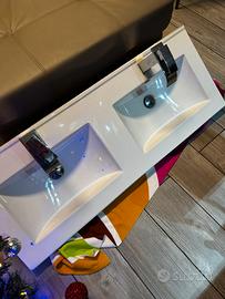 Lavabo doppio da incasso